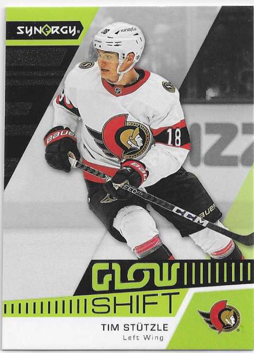 Tim Stutzle #G-4 Hockey Cards 2023 Upper Deck Synergy Glow Shift