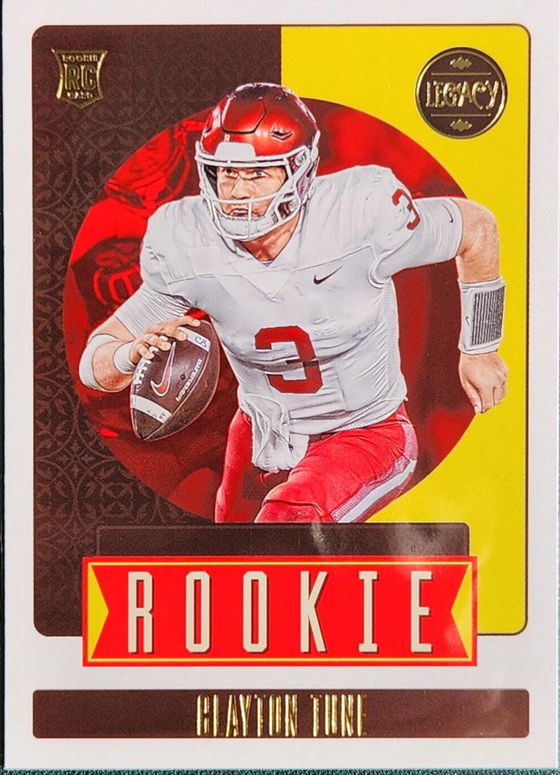 Clayton Tune #198 Football Cards 2023 Panini Legacy