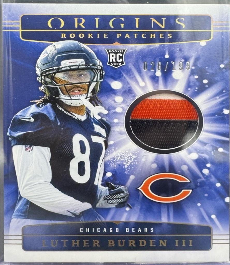 Luther Burden III #RPH-LBN 2025 Panini Origins Rookie Patch Football