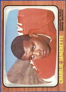 Charlie Janerette #38 Football Cards 1966 Topps