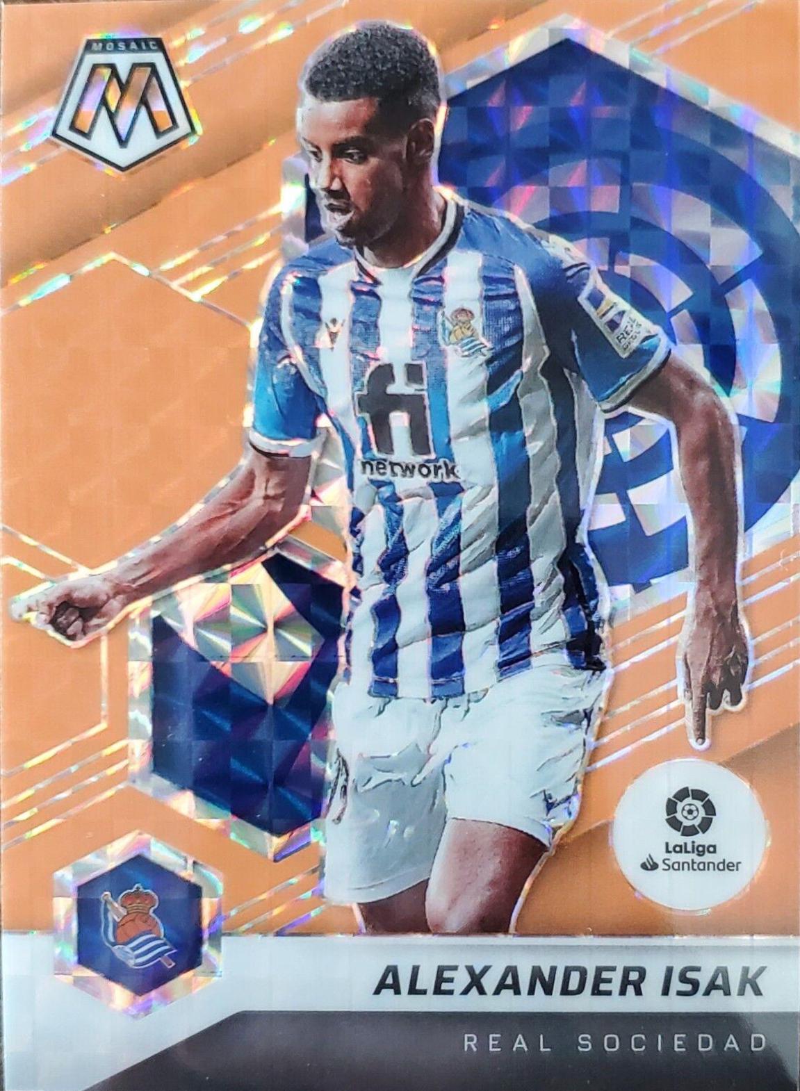 Alexander Isak #172 2021 Panini Mosaic Laliga Soccer