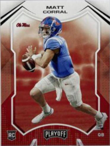 Matt Corral #3 Football Cards 2022 Panini Chronicles Draft Picks Playoff