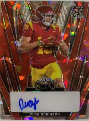 Duce Robinson #127 2024 Leaf Metal Football
