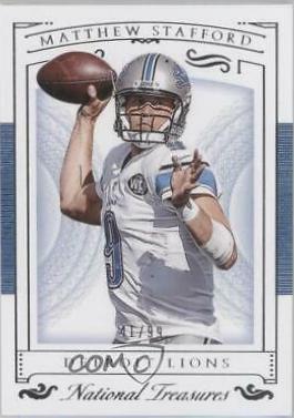 Matthew Stafford #70 2015 Panini National Treasures Football