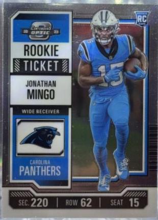 Jonathan Mingo #77 2023 Panini Contenders Optic Football