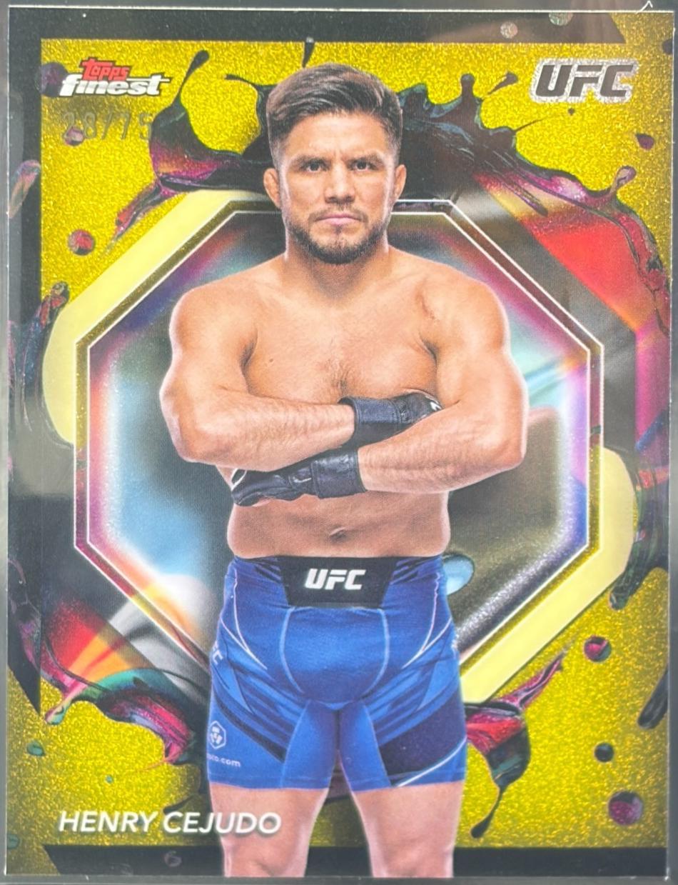 Henry Cejudo [Yellow Glitter Refractor] #13