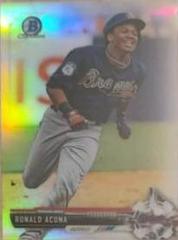 Ronald Acuna [Refractor] #BDC39 Baseball Cards 2017 Bowman Draft Chrome Prices
