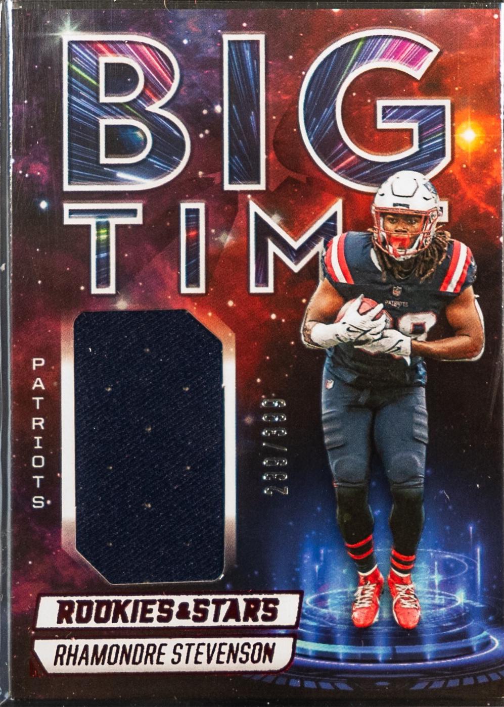 Rhamondre Stevenson #BT-RSN Football Cards 2024 Panini Rookies & Stars Big Time