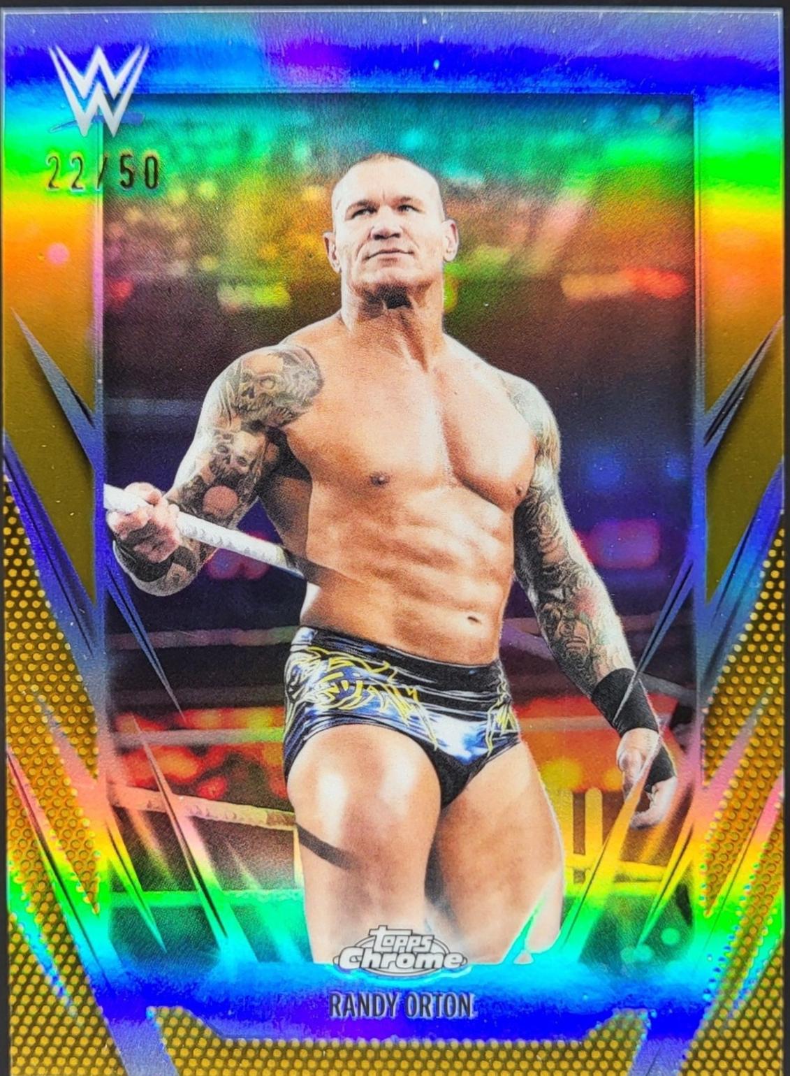 Randy Orton [Gold Refractor] #72