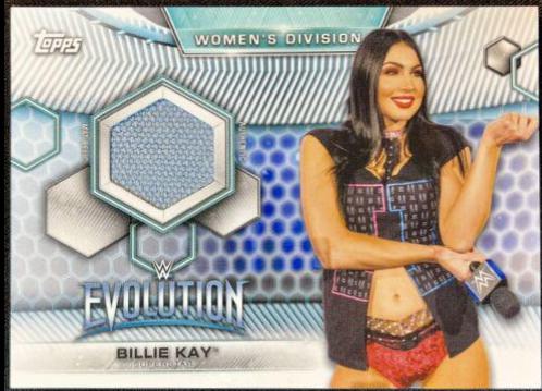 Billie Kay #MR-BK Wrestling Cards 2019 Topps WWE Women's Division Mat Relics