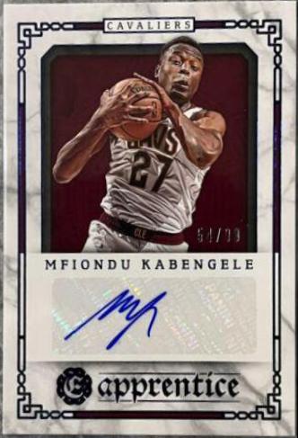 Mfiondu Kabengele #APR-MFO 2020-21 Panini Chronicles Basketball Apprentice Signatures
