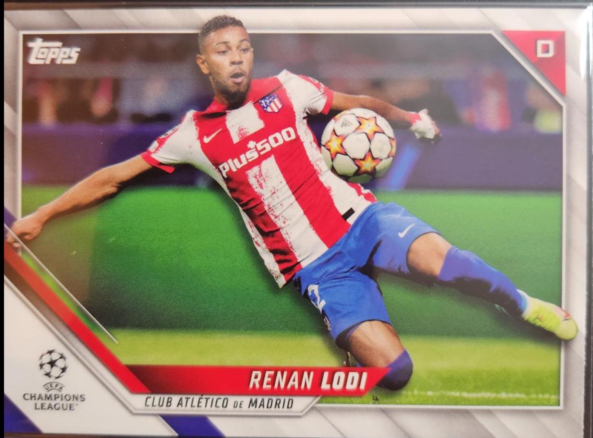 Renan Lodi #47 2021 Topps UEFA Champions League