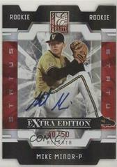 Mike Minor [Autograph] #59 Baseball Cards 2009 Donruss Elite Extra Edition Prices