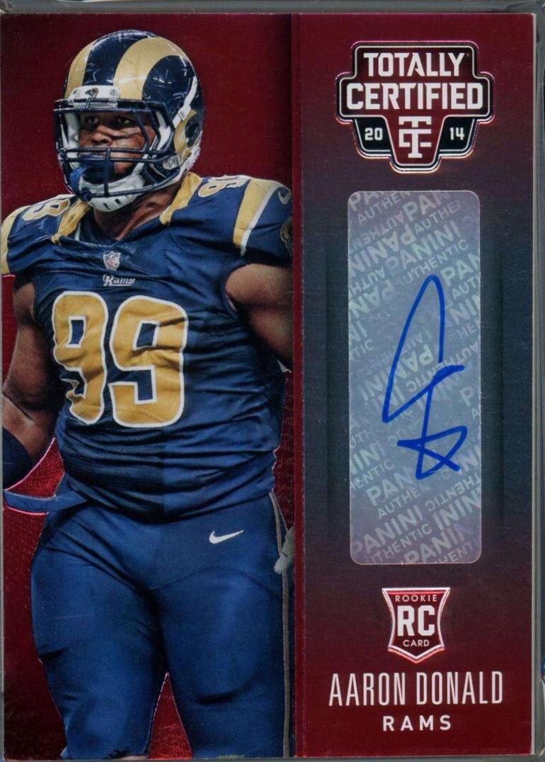 Aaron Donald [Autograph Platinum Red] #151