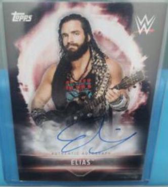 Elias #A-WWE Wrestling Cards 2019 Topps WWE Road to Wrestlemania Autographs