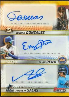 Elian Pena / Andrew Salas / Josuar Gonzalez