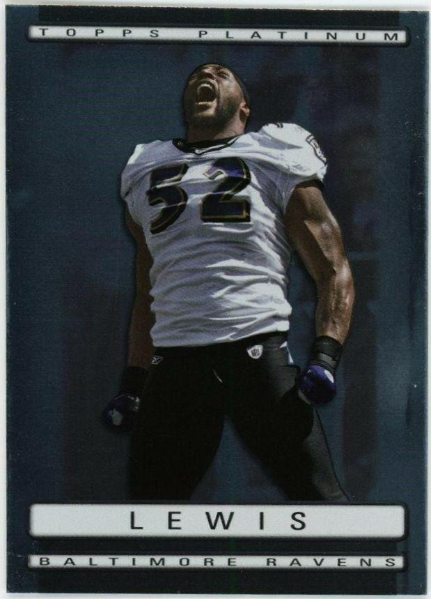 Ray Lewis #100 Football Cards 2009 Topps Platinum