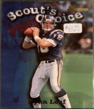 Ryan Leaf #10 Football Cards 1998 Bowman