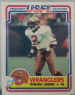Trumaine Johnson #3 Football Cards 1984 Topps USFL