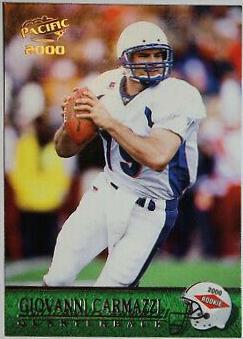 Giovanni Carmazzi #407 Football Cards 2000 Pacific