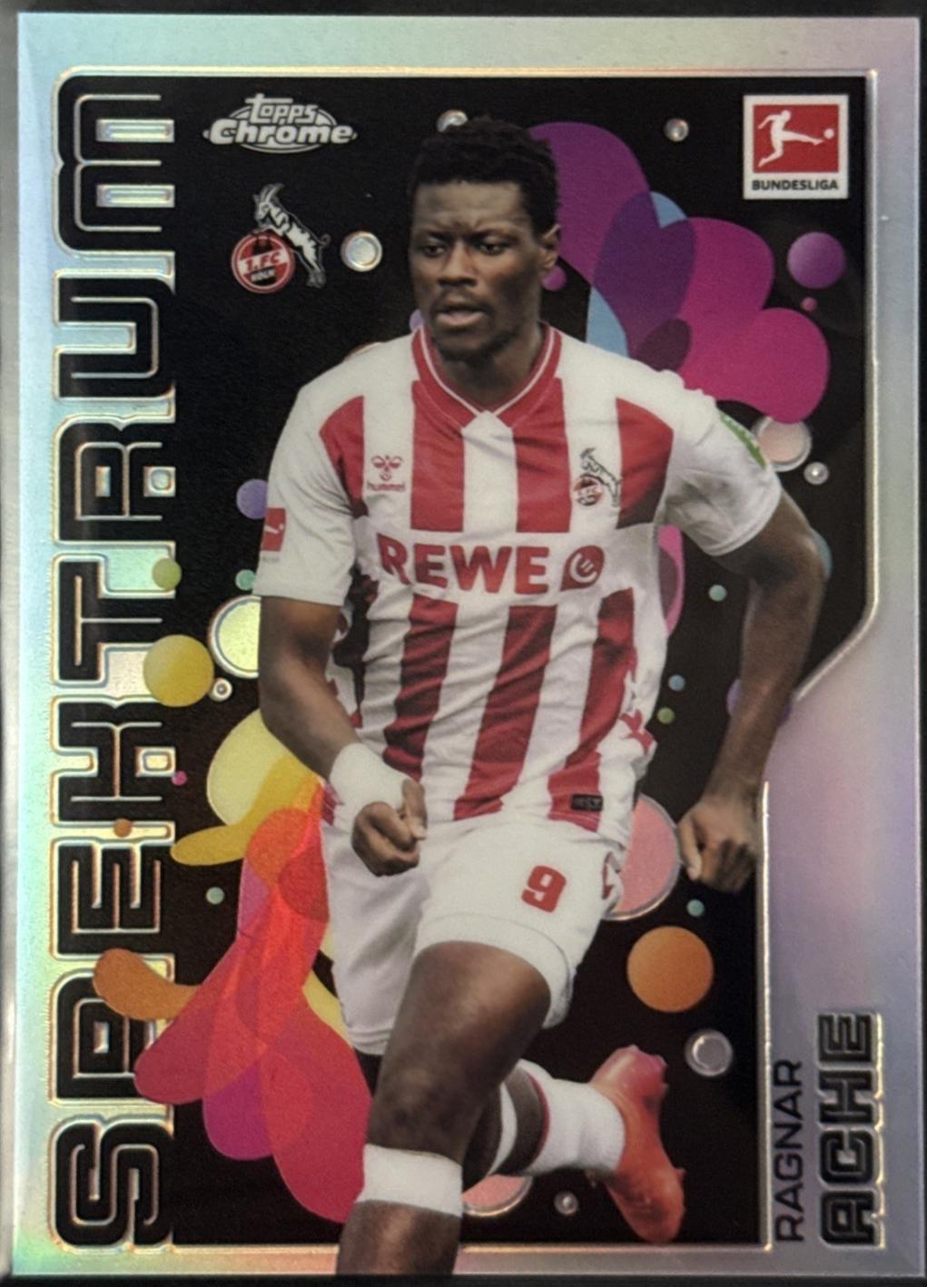 Ragnar Ache #LE-2 2025 Topps Chrome Bundesliga Black Spektrum Limited Edition Soccer