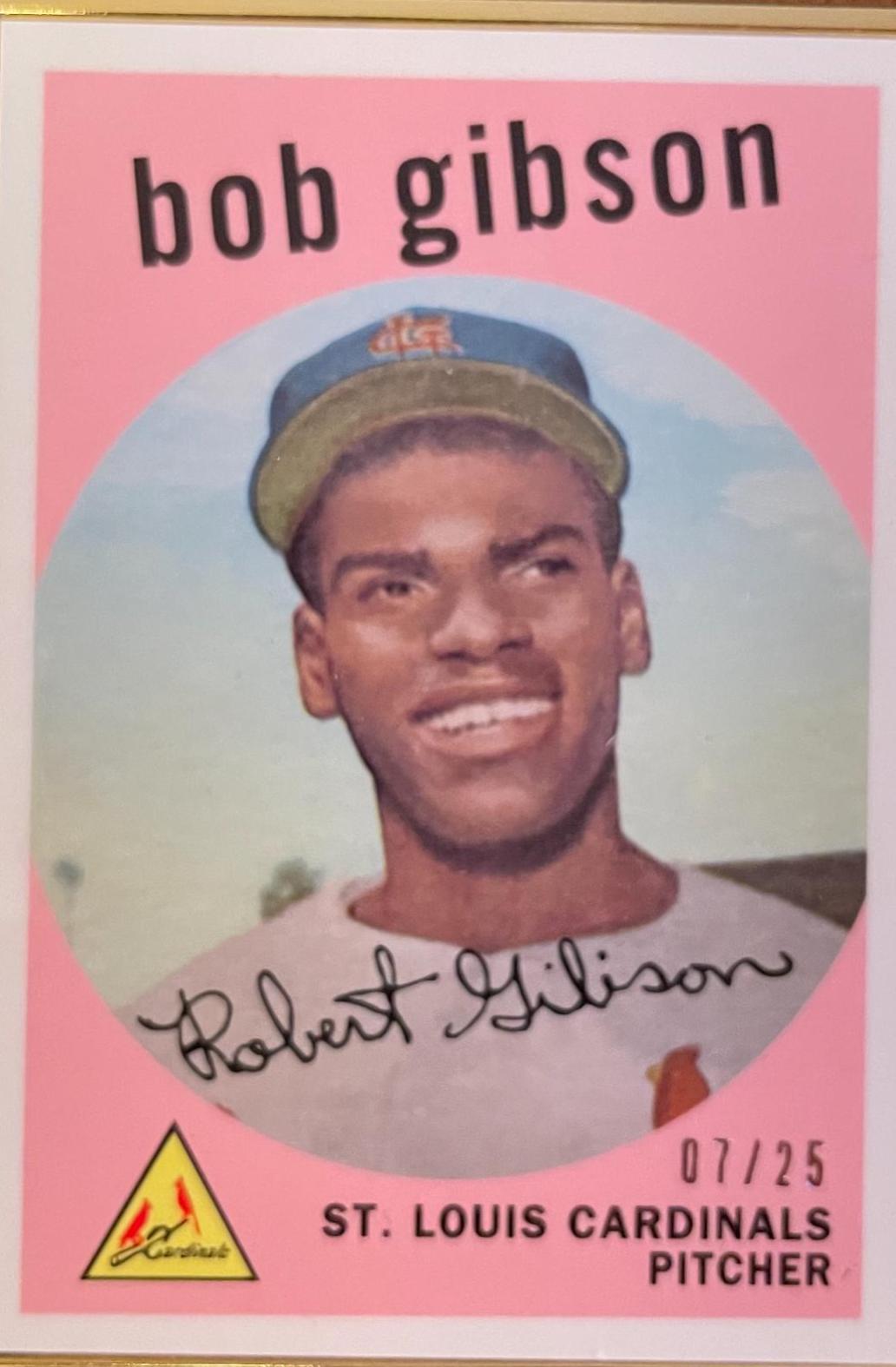 Bob Gibson #514 Baseball Cards 2014 Topps Framed Rookie Reprint