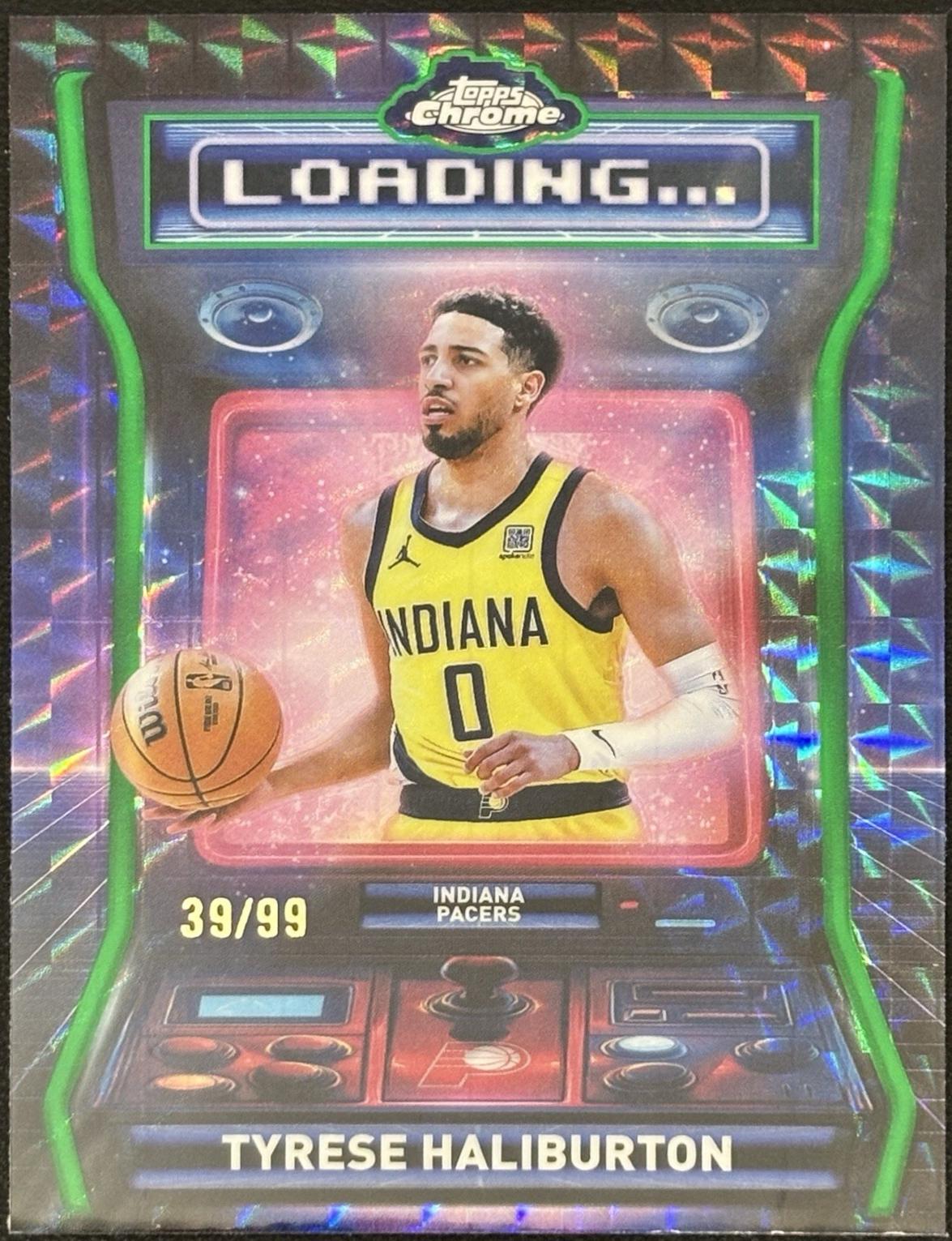 Tyrese Haliburton [Refractor Green Geometric] #LD-10