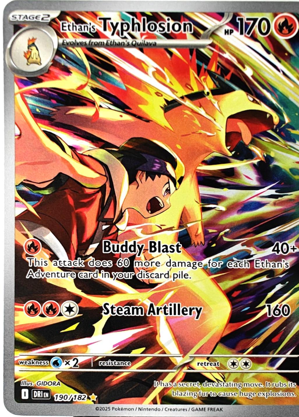 Ethan's Typhlosion #190 Pokemon Destined Rivals