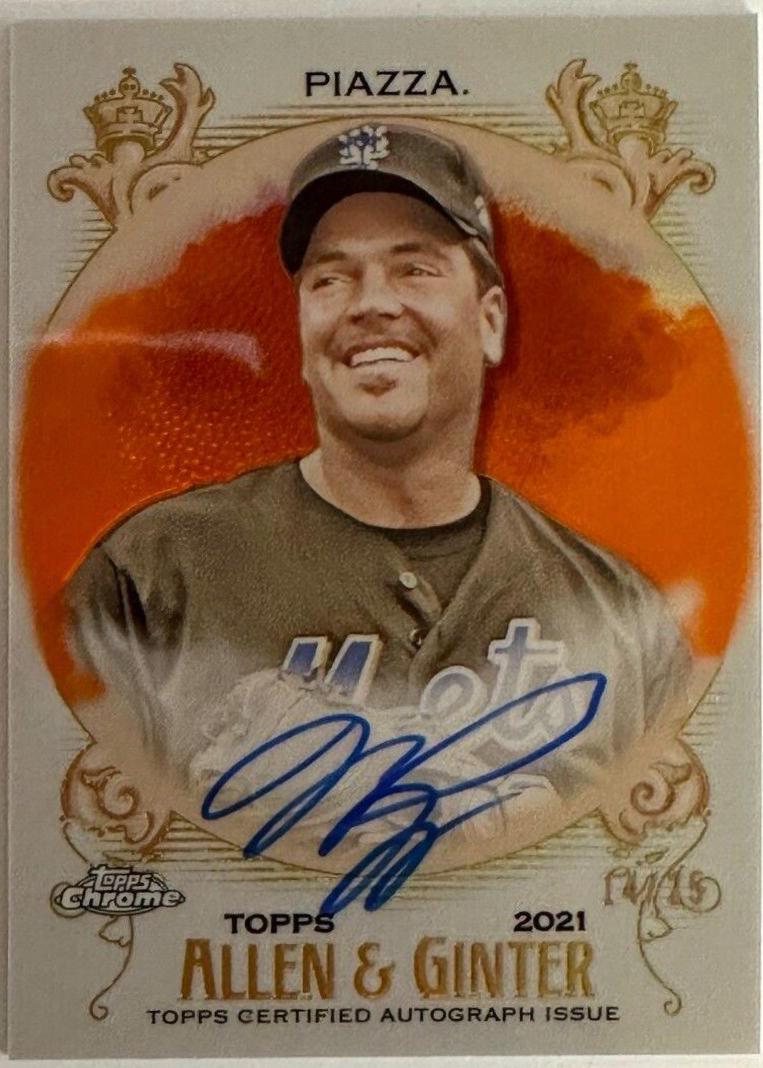 Mike Piazza [Orange Refractor] #AGA-MP