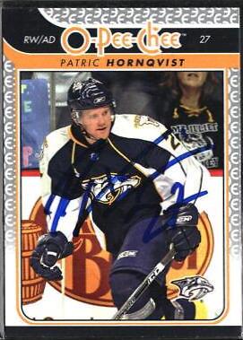 Patric Hornqvist #442 2009-10 O-Pee-Chee Hockey