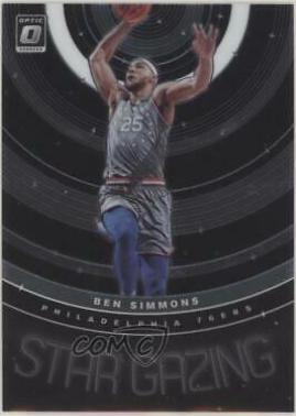 Ben Simmons #6 Basketball Cards 2019 Panini Donruss Optic Star Gazing