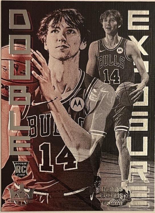 Matas Buzelis #26 Basketball Cards 2024 Panini Court Kings Double Exposure