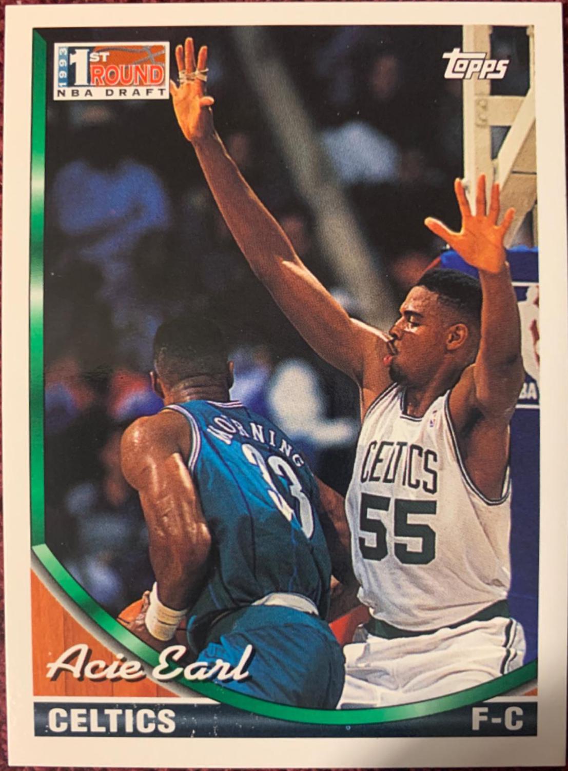 Acie Earl #236 Basketball Cards 1993 Topps