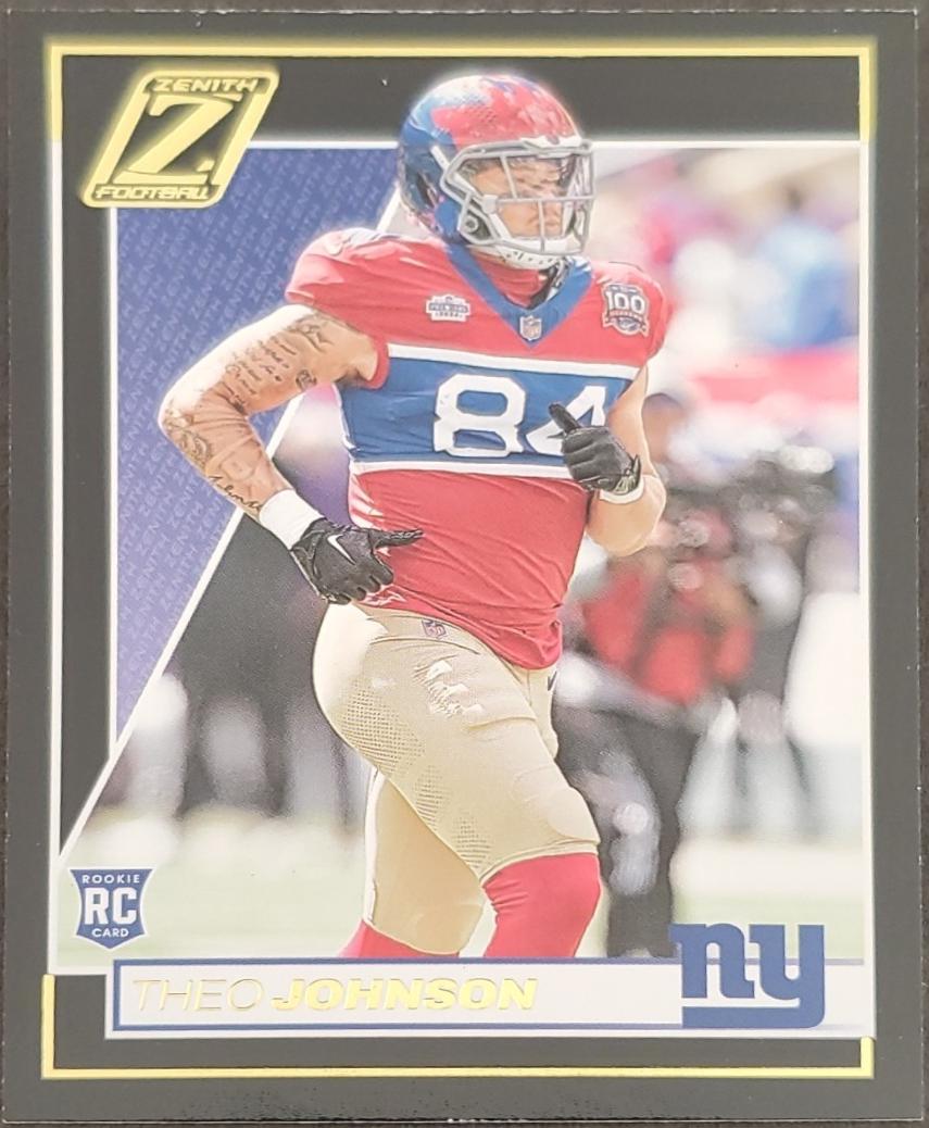 Theo Johnson #191 Football Cards 2024 Panini Zenith