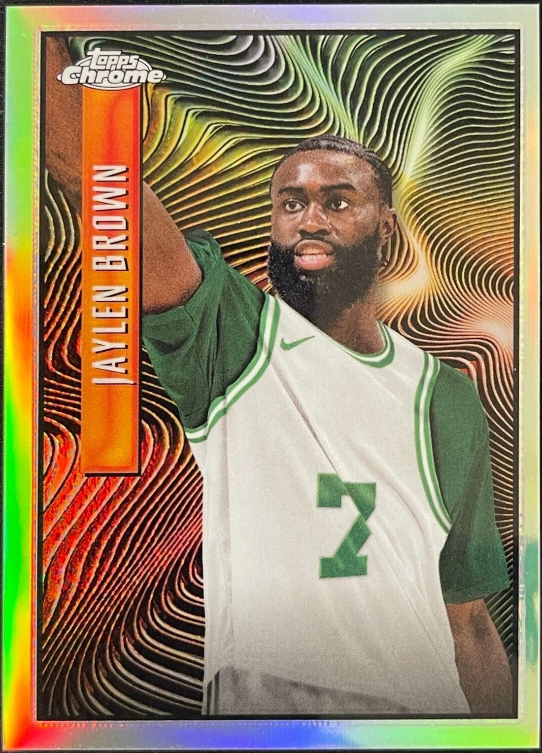 Jaylen Brown #EXP-2 Basketball Cards 2023 Topps Chrome Expose