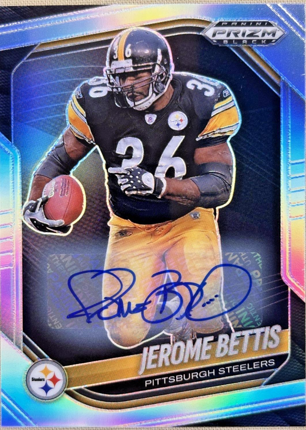 Jerome Bettis #121 2025 Panini Prizm Black Football