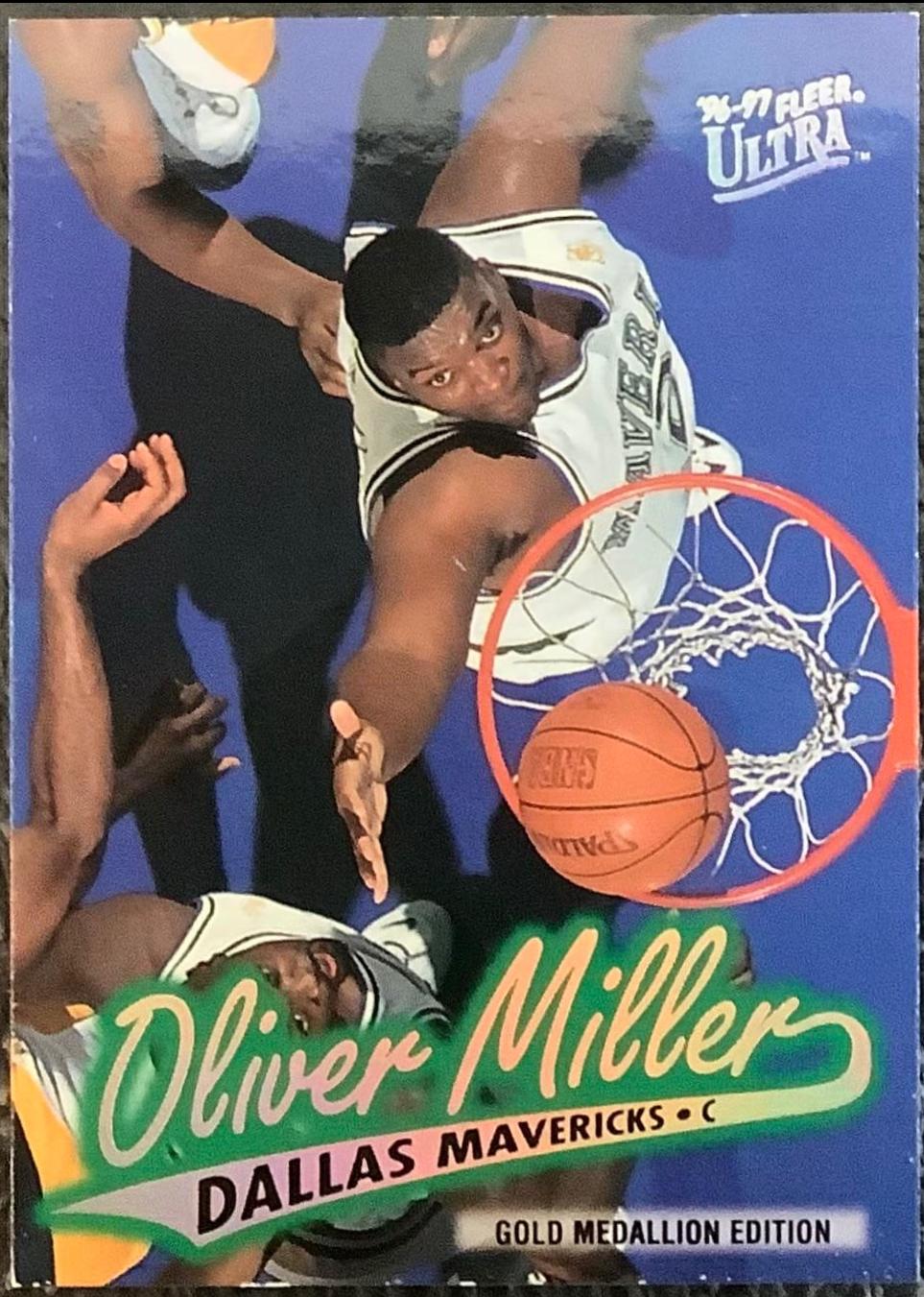 Oliver Miller #G-171 Basketball Cards 1996 Ultra Gold Medallion