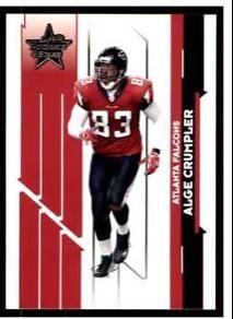 Alge Crumpler #5 Football Cards 2006 Leaf Rookies & Stars