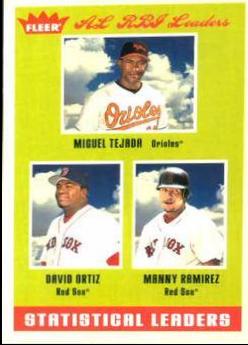Miguel Tejada / David Ortiz / Manny Ramirez #11 Baseball Cards 2005 Fleer Tradition