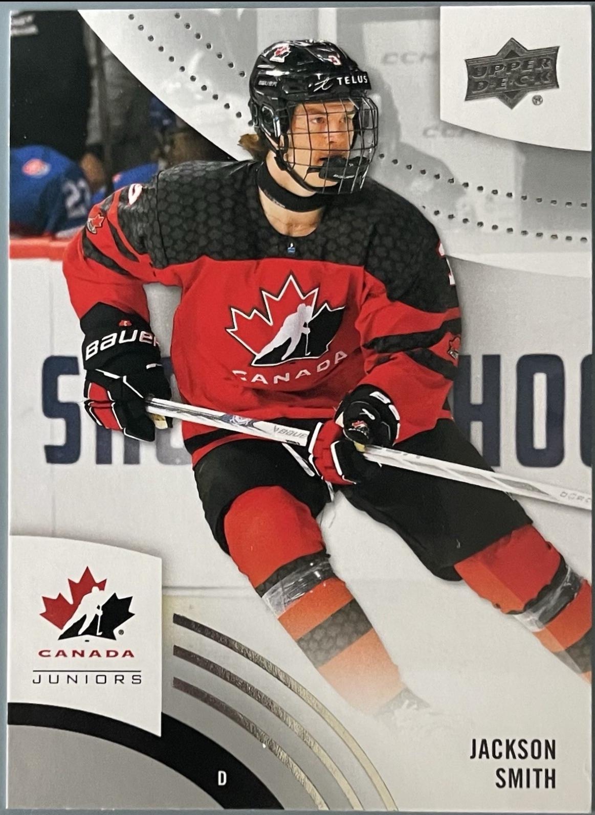 Jackson Smith #21 2025 Upper Deck Team Canada Juniors Hockey