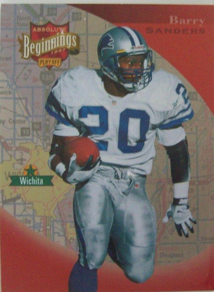 Barry Sanders #183 1997 Playoff Absolute Football