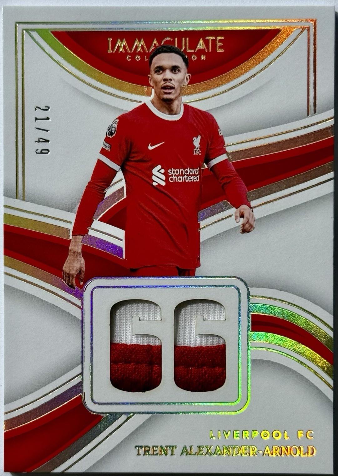 Trent Alexander-Arnold #24 Soccer Cards 2023 Panini Immaculate Jersey Number