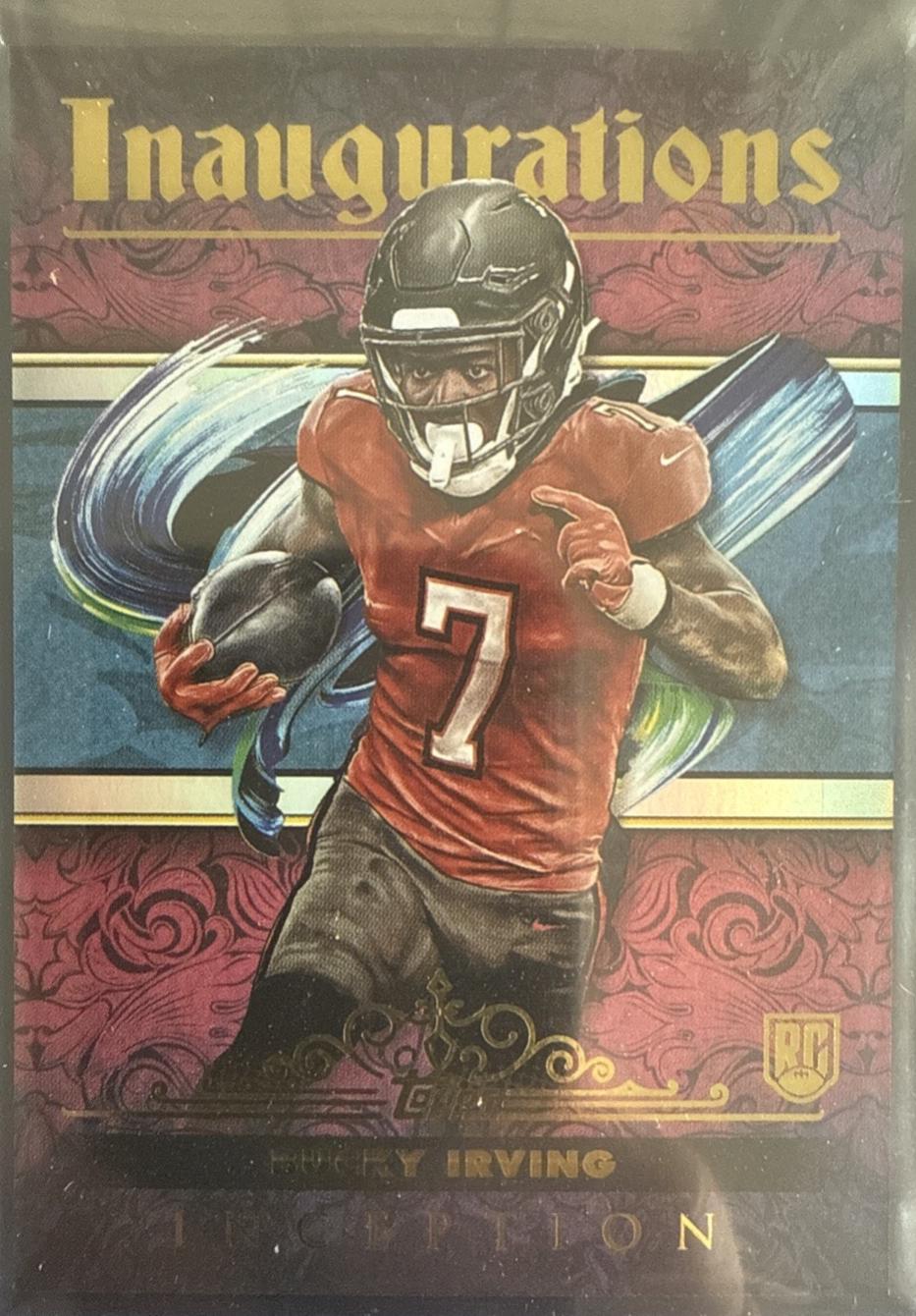Bucky Irving #I-13 Football Cards 2024 Topps Inception Inaugurations