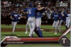 Texas Rangers #WS-1 Baseball Cards 2023 Topps Now World Series Champions Prices