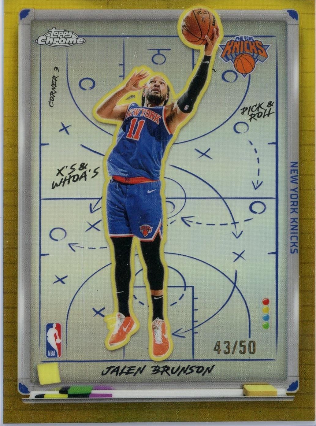 Jalen Brunson [Refractor Gold] #XW-2 Prices | 2025 Topps Chrome Xs