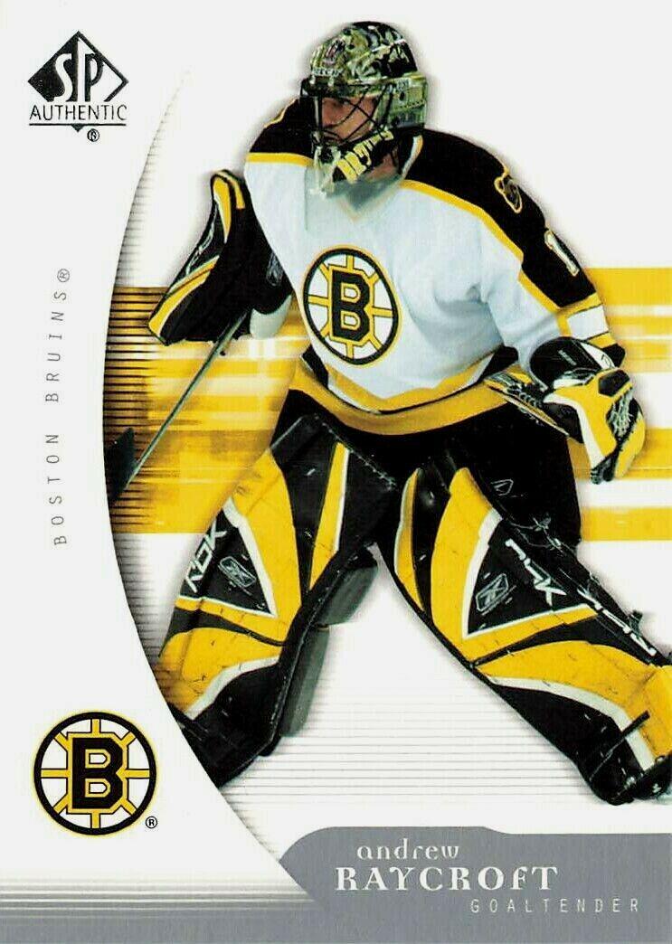 Andrew Raycroft #10 Hockey Cards 2005 SP Authentic