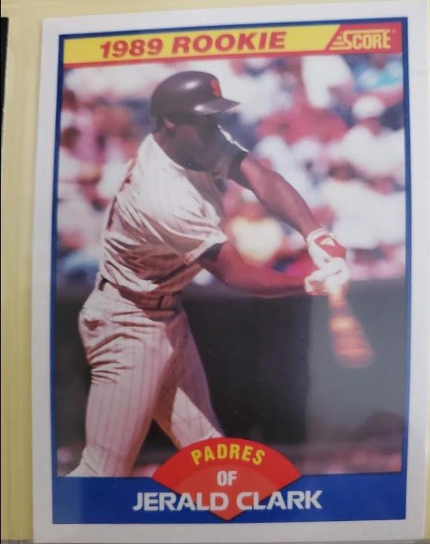 Jerald Clark #644 Baseball Cards 1989 Score