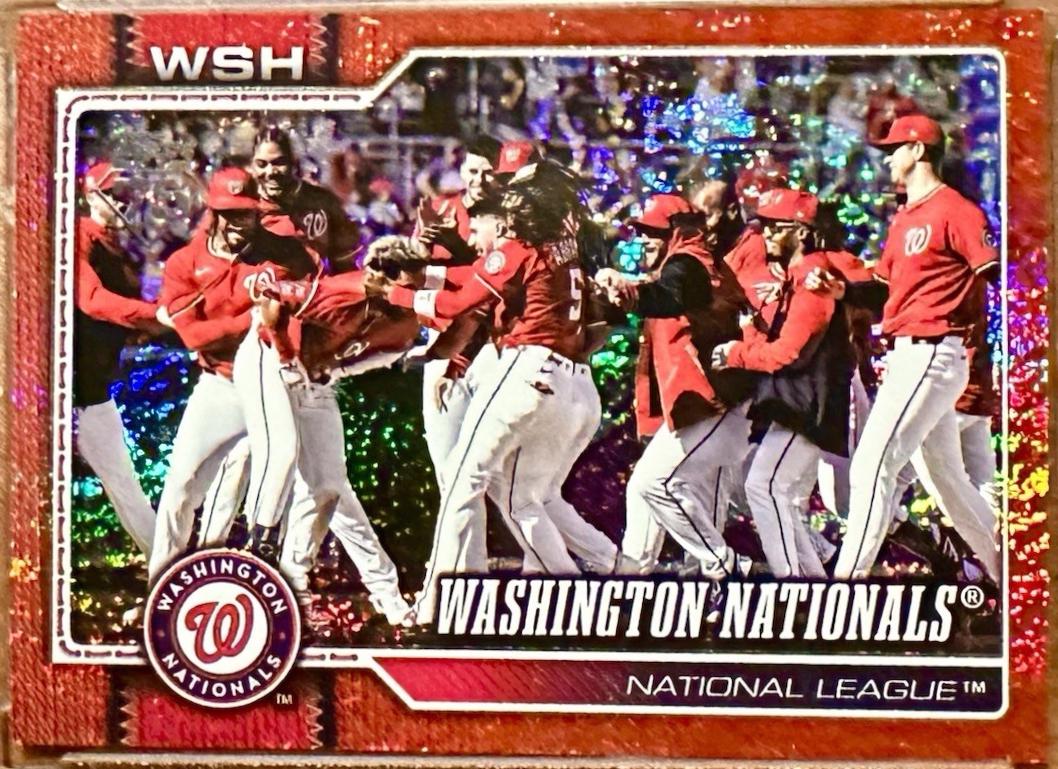 Washington Nationals [Red Sandglitter] #266