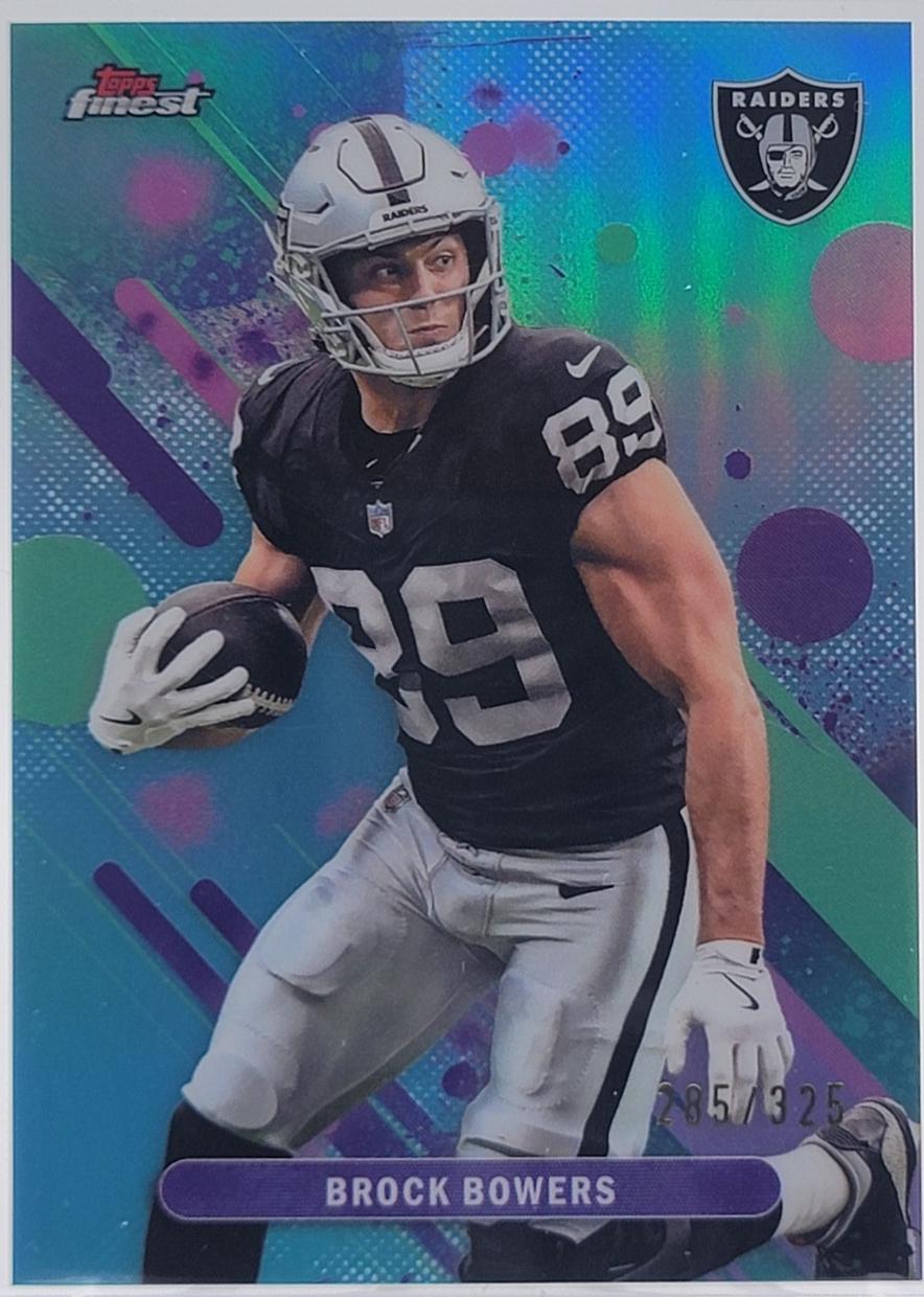 Brock Bowers [Sky Blue Refractor] #95