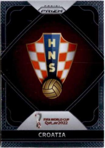 Croatia #6 Soccer Cards 2022 Panini Prizm World Cup Team Badges